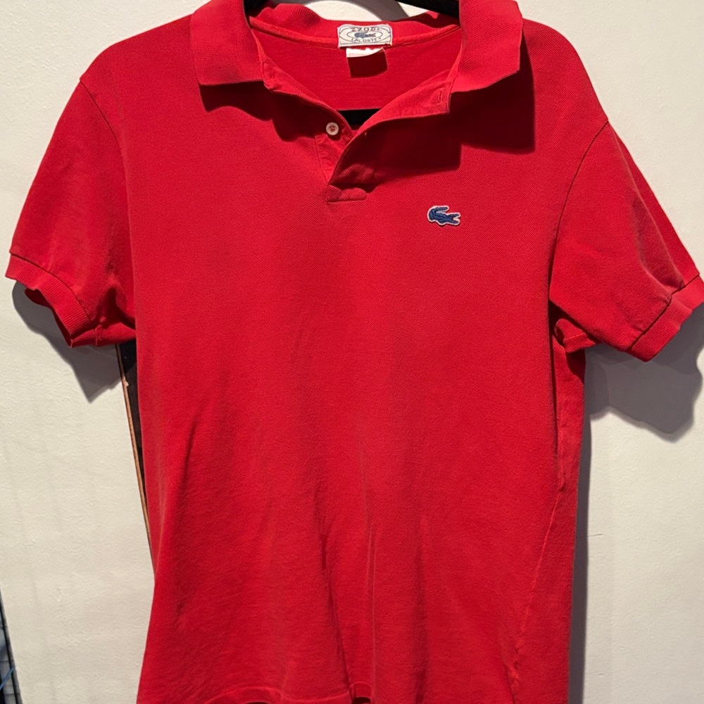 Lacoste Vibrant Red Polo Shirt